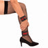 Komplettset aus Halsband, Armband oder Fußfesseln und Leine schwarz - rot Classic - Sparset! - SiaLinda.com